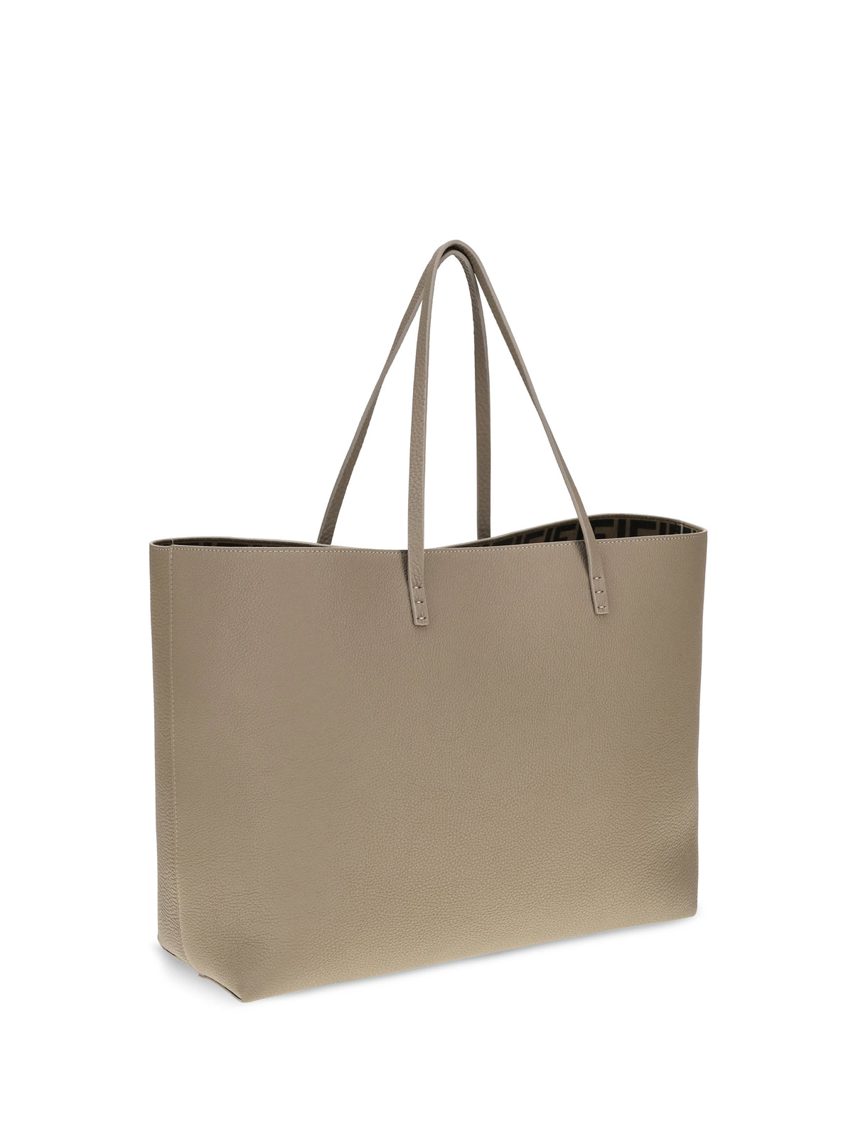 Fendi Medium Roll Roman leather Shopping Bag - Corda+Moro