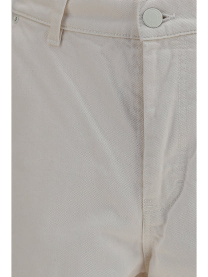 AMI PARIS Wide twill cotton Shorts