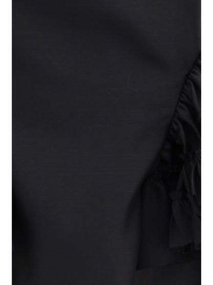 Dries Van Noten Ruffled peplum Top - Black