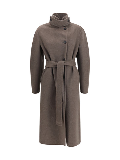 Fabiana Filippi Long double faced wool and cashmere Coat - Falcon