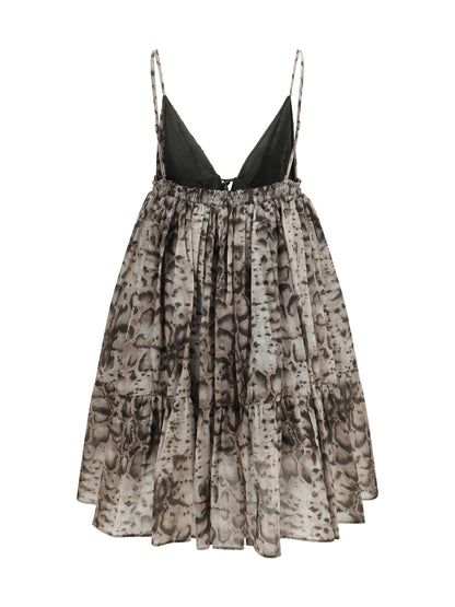 PINKO Short snake-print Dress