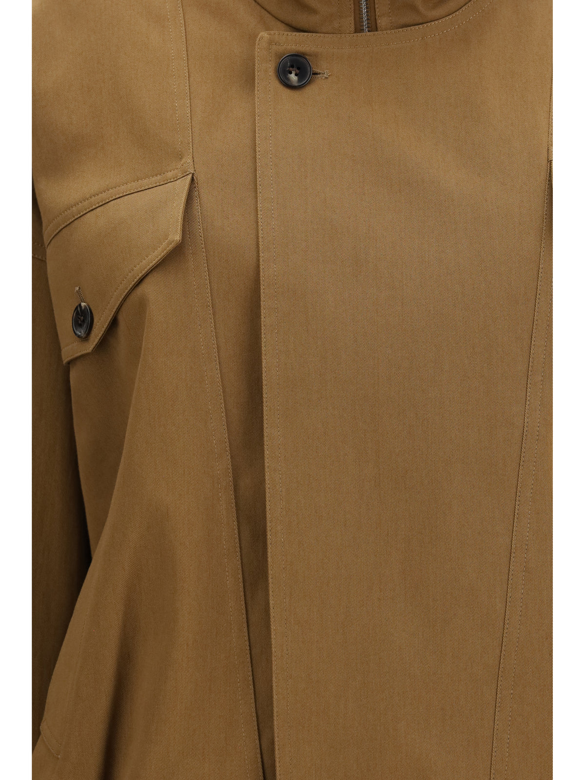 Saint Laurent Cotton serge Jacket - Marron Clair