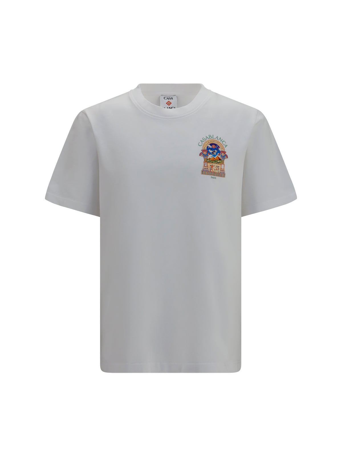 Casablanca Egyptian L’Arche T-shirt - White