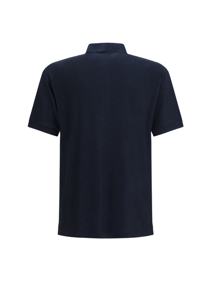 GIORGIO ARMANI Viscose and polyester polo Shirt