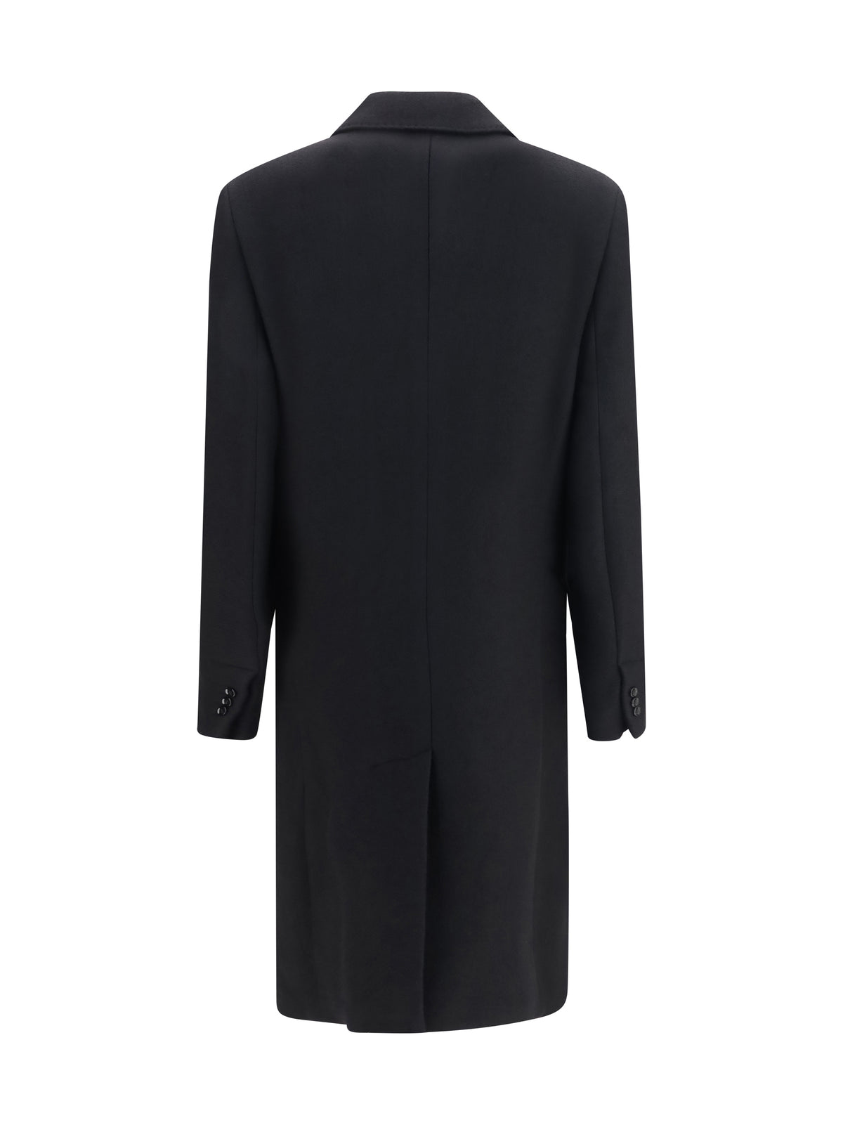 Ami Paris Double-breasted wool Coat - Noir