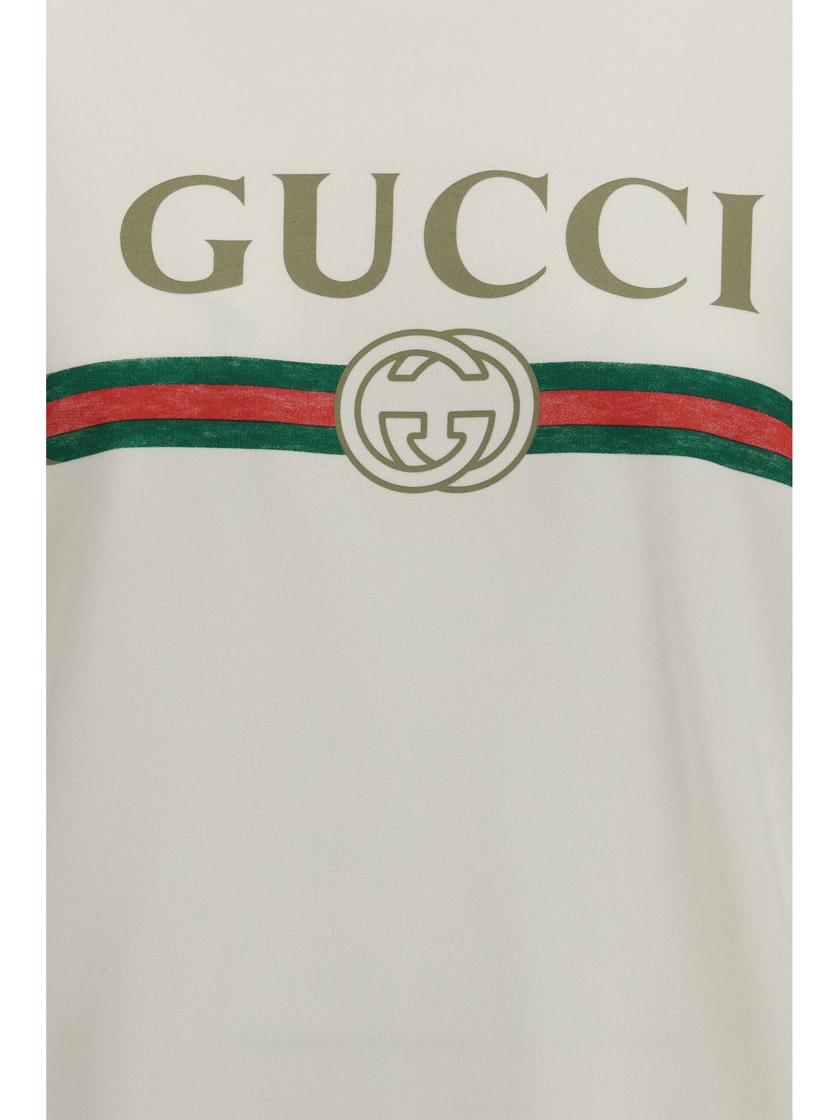 Gucci Cotton and cashmere jersey Hoodie - White/Mc