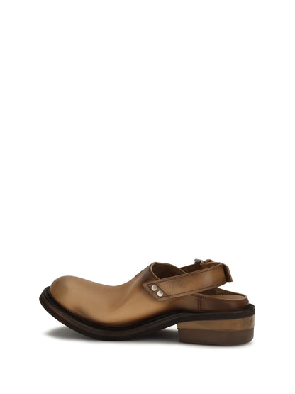 Miu Miu Foule leather Mules