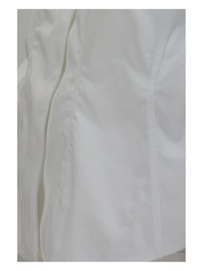 Jacquemus Tulipe cotton-poplin Shirt - White
