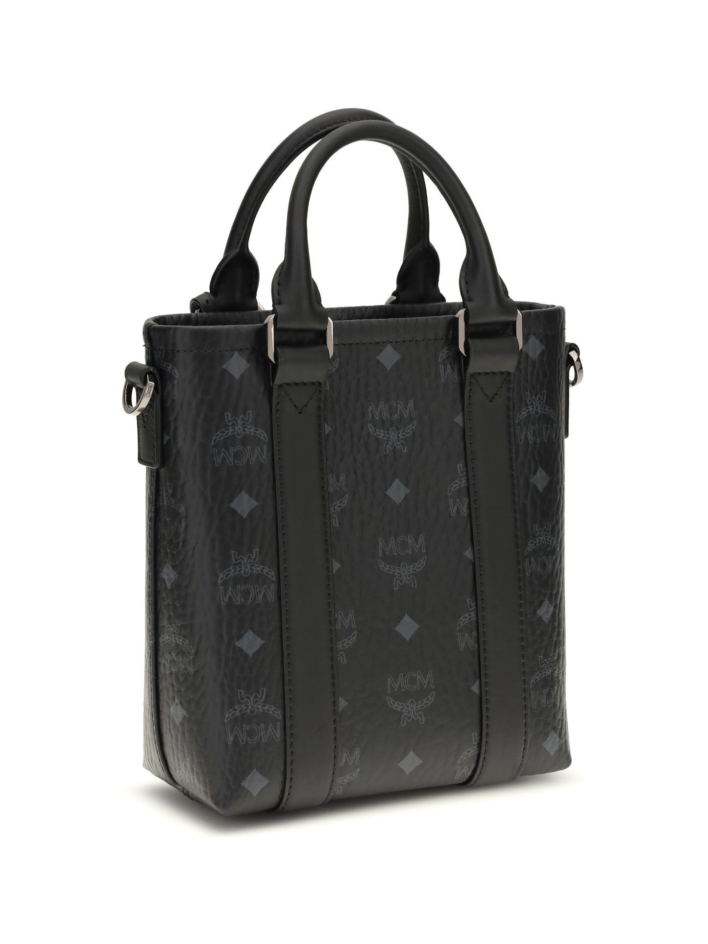 MCM Aren Mini printed canvas Tote Bag