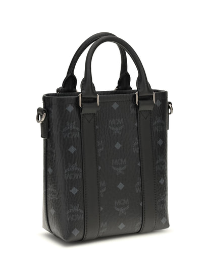 MCM Aren Mini printed canvas Tote Bag