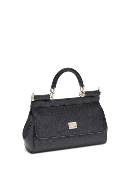 DOLCE & GABBANA Sicily small leather Handbag