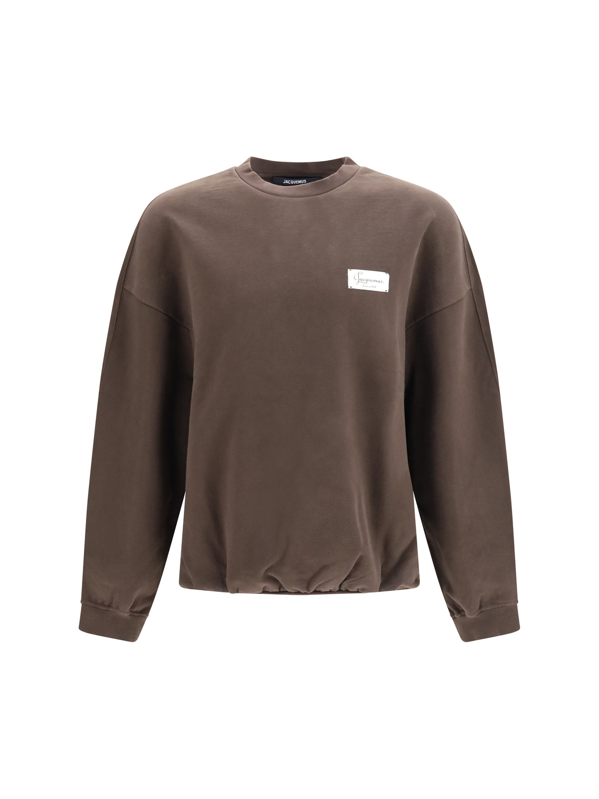 Jacquemus Le Sweatshirt Montaigne crewneck Sweatshirt - Dark Brown 1