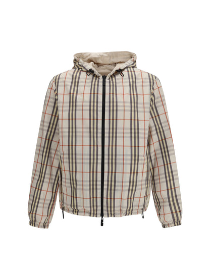 BURBERRY Reversible Check hooded Jacket