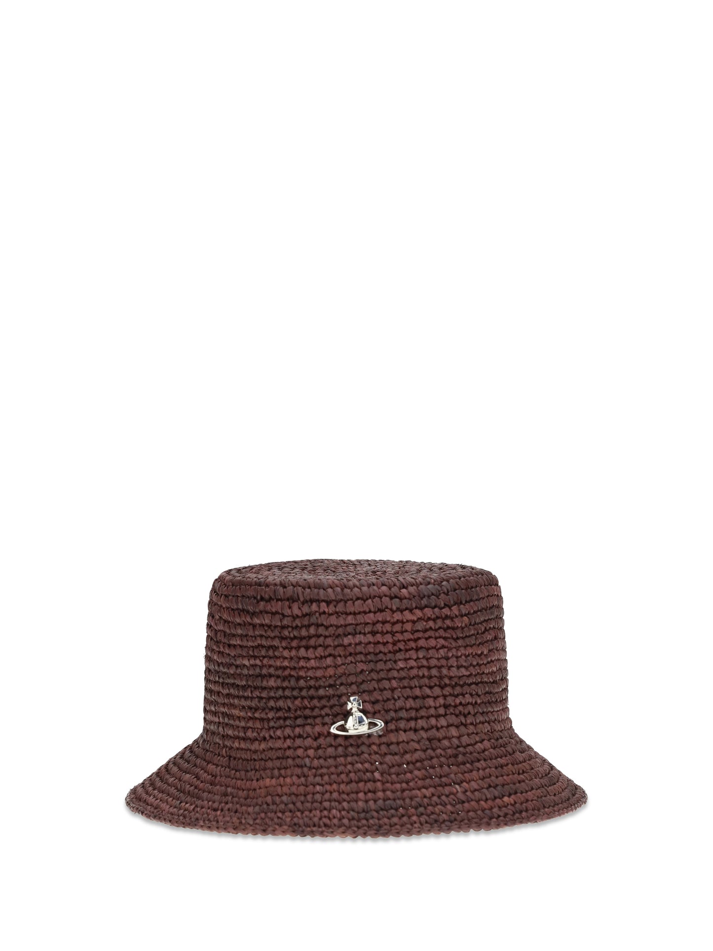 VIVIENNE WESTWOOD Orb raffia Bucket Hat