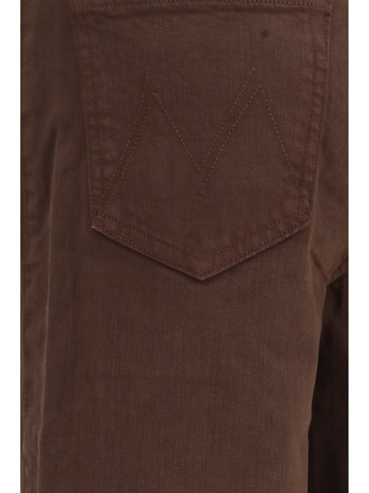 Mother The Undercover Sneak Jeans - Chocolate Brown