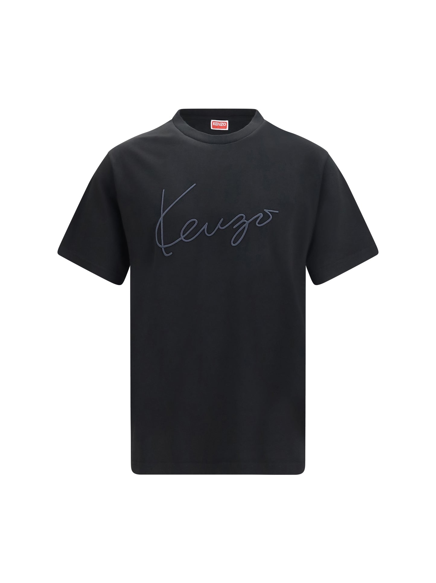 KENZO Embroidered signature cotton T-shirt