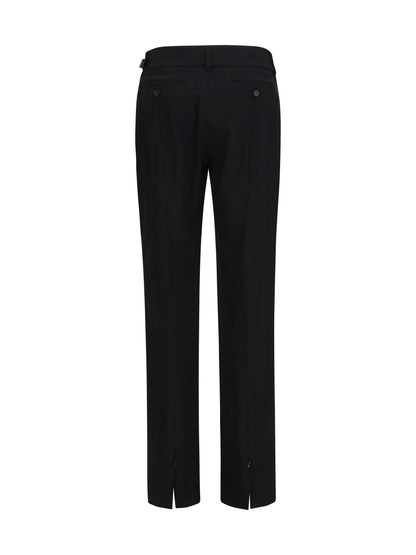 Max Mara Sportmax Rum cigarette pants with belt - Black