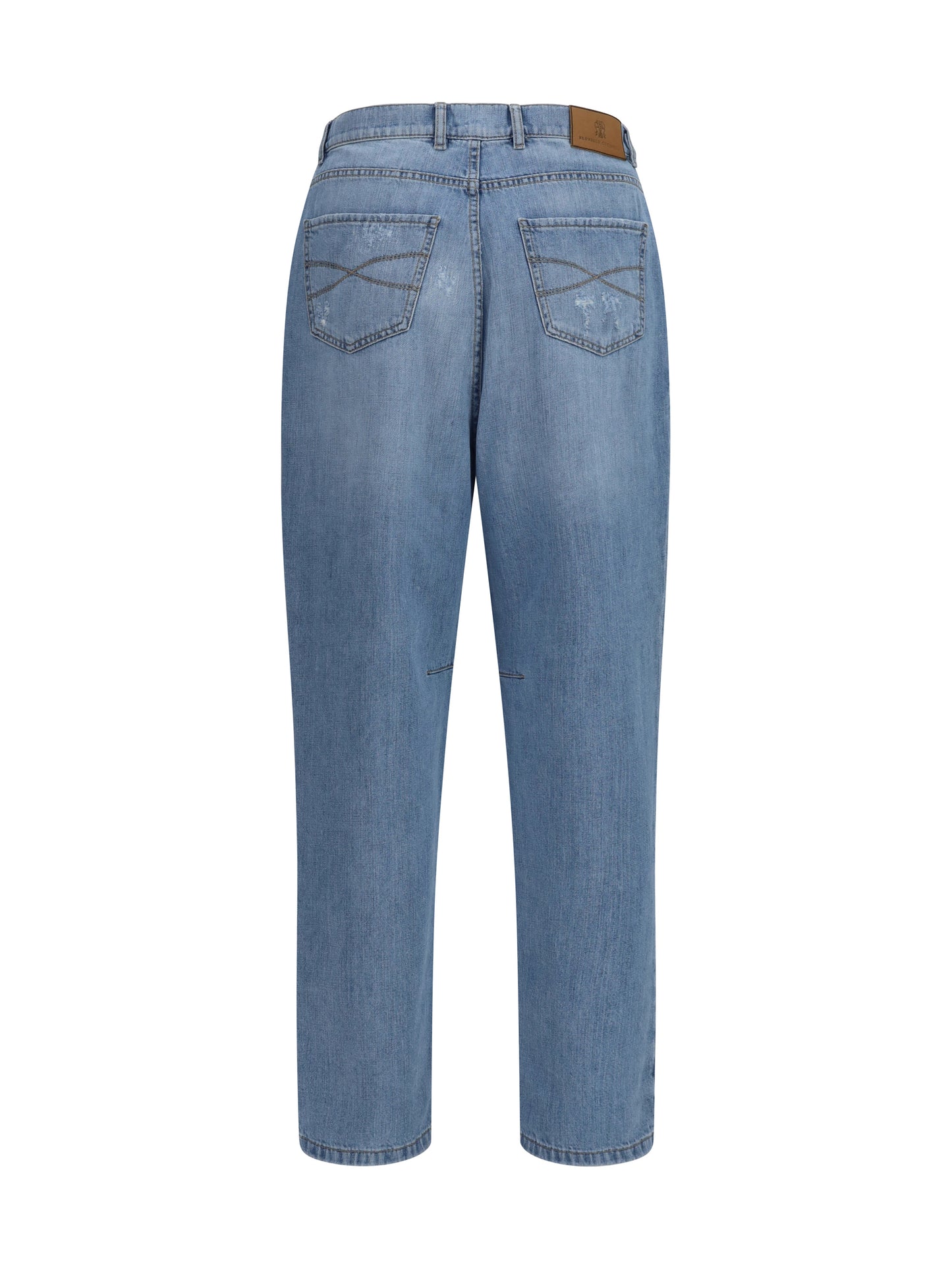 BRUNELLO CUCINELLI Worn-effect Jeans