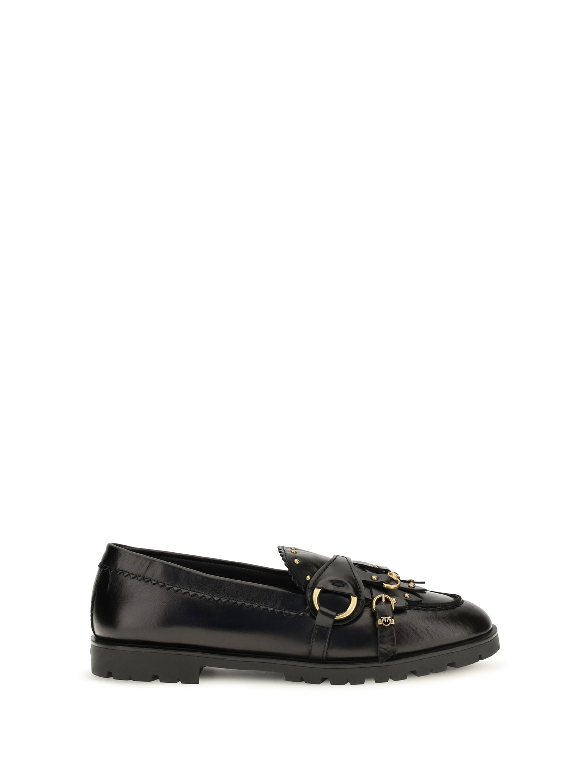 Pinko Nora leather Loafers - Black