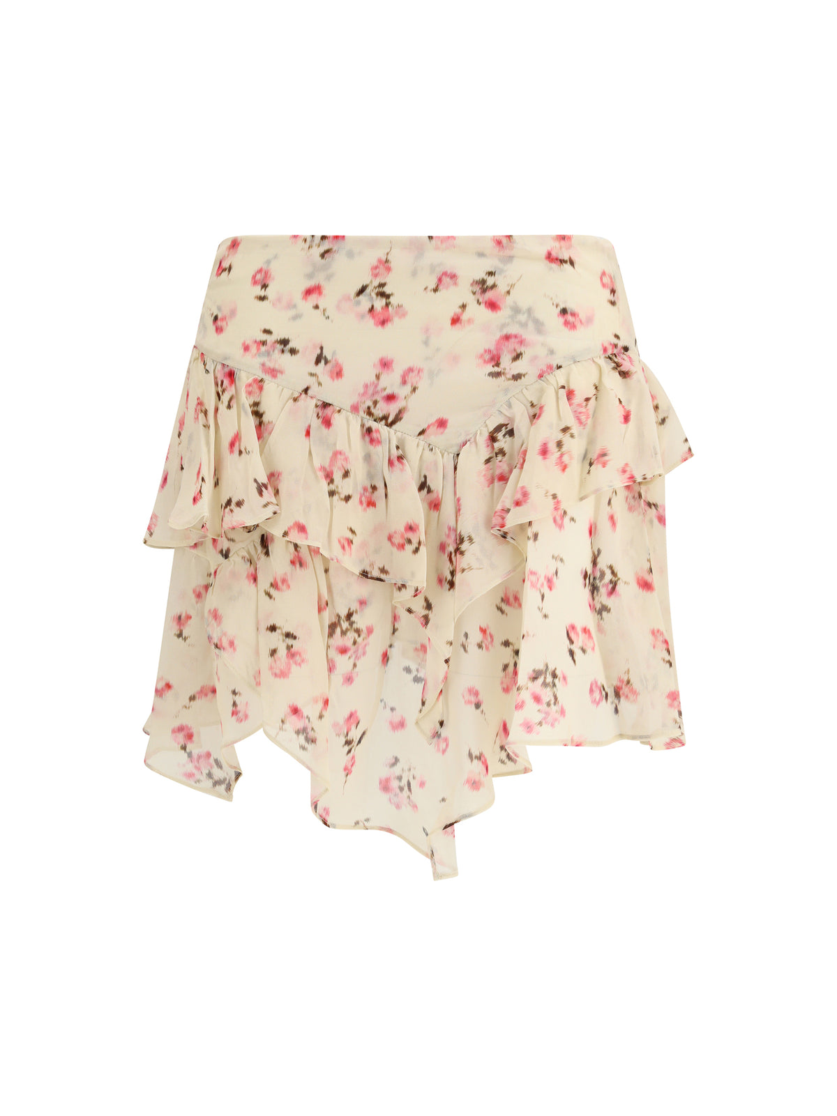 Marant Étoile Lolita flared floral Skirt - Beige