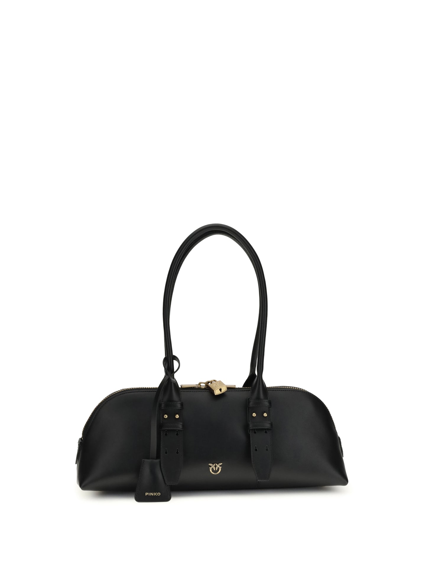 PINKO Large Bowling Baguette Shoulder Bag