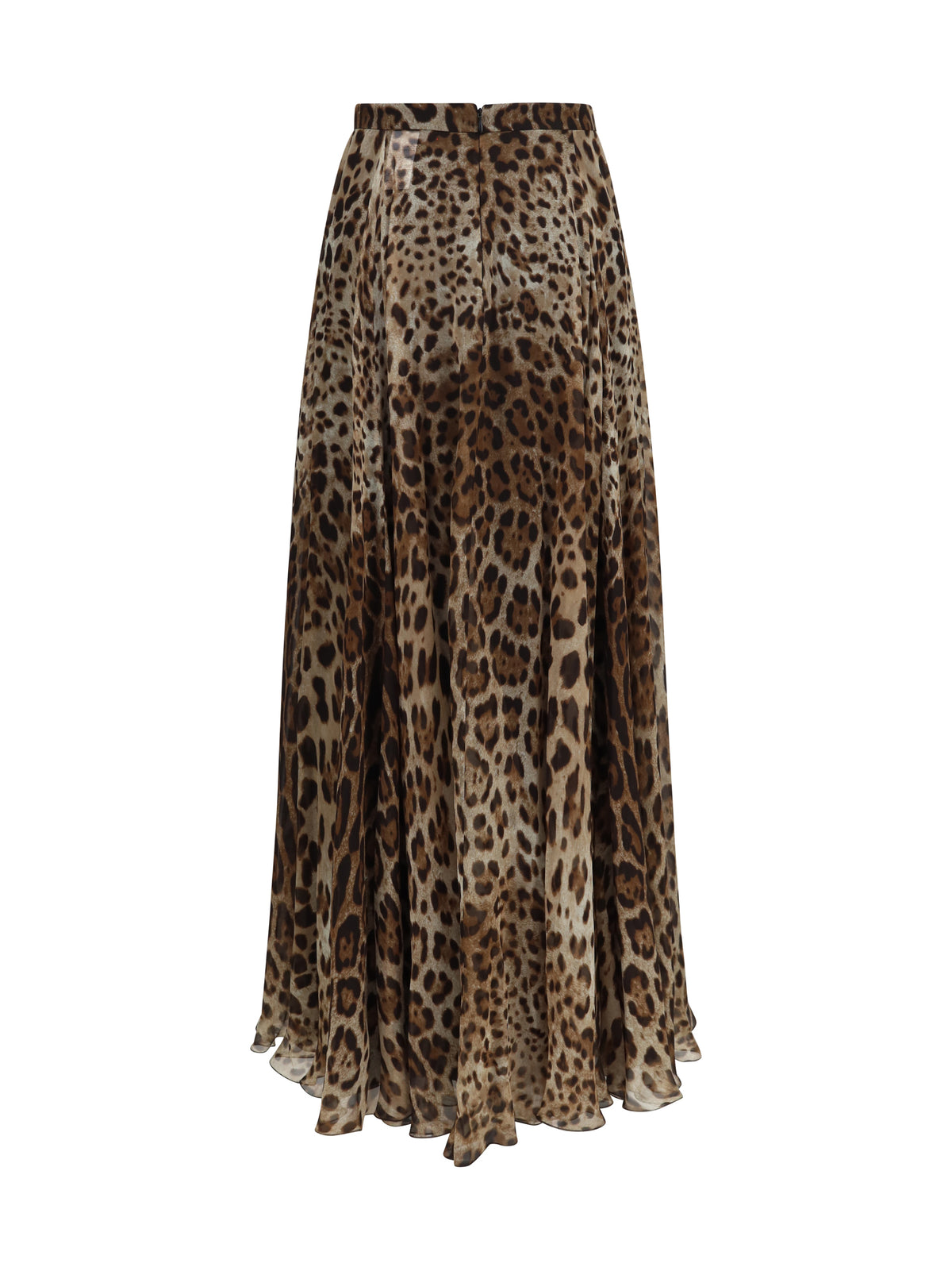 Dolce & Gabbana Leopard-print chiffon Skirt - Leo New