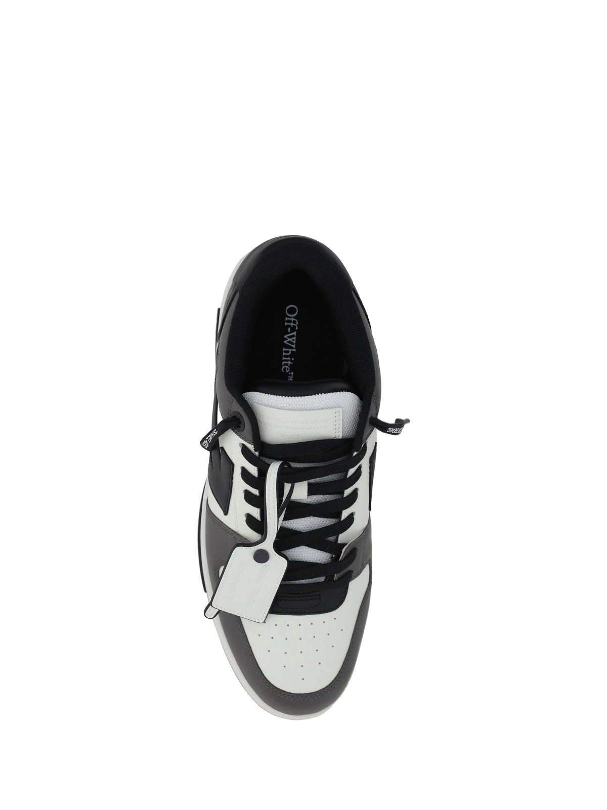 Off-White Out Of Officel leather Sneakers - Dark Grey - Black
