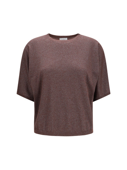 Brunello Cucinelli Short-sleeve cashmere and silk Sweater - Uvetta