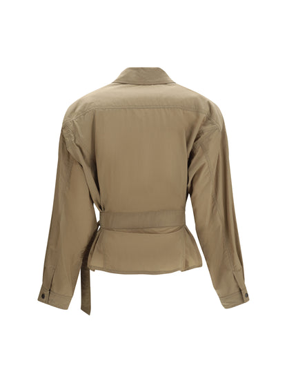 SAINT LAURENT Short belted Jacket