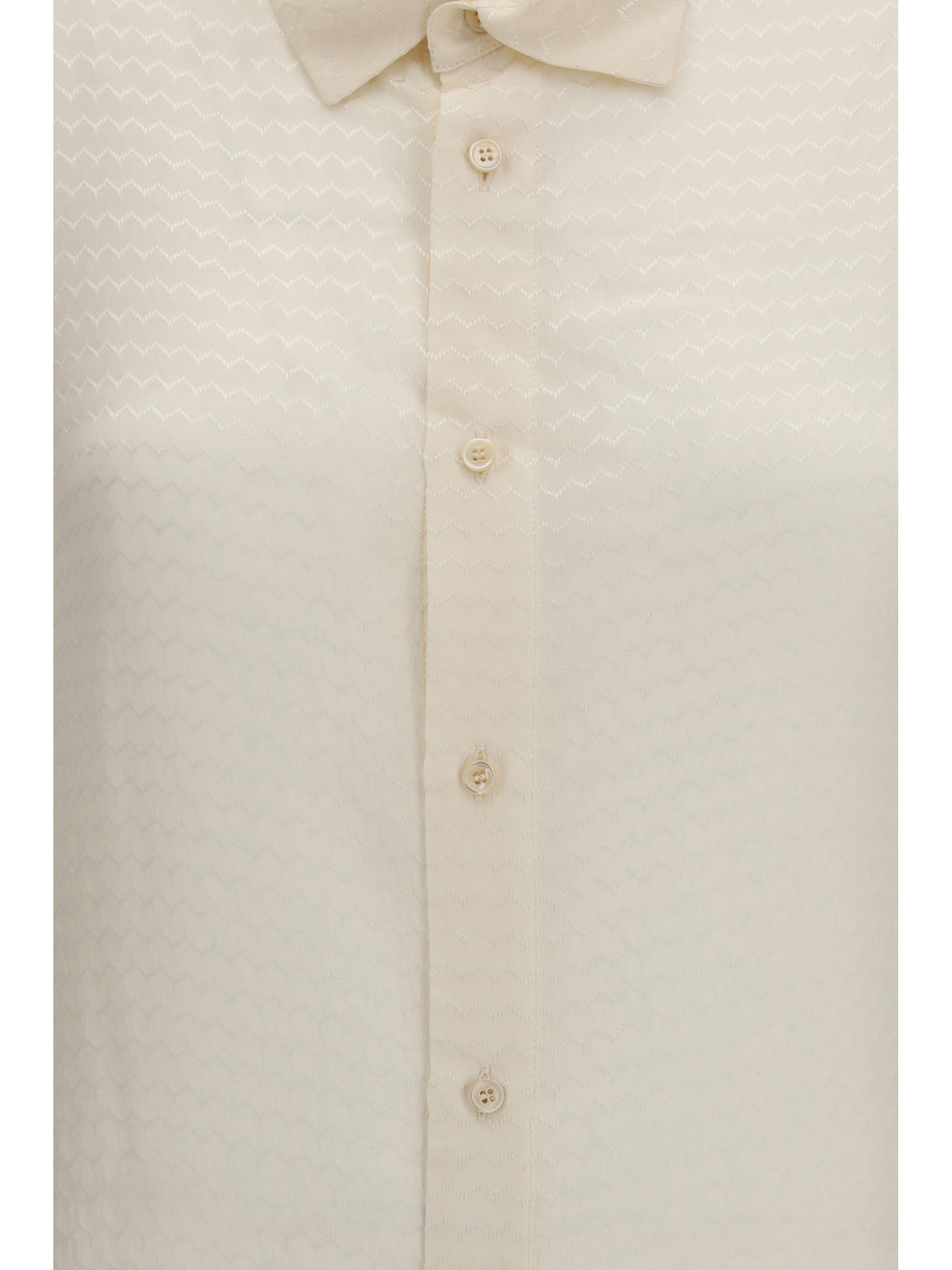 Fendi Jacquard silk Shirt - Ivory