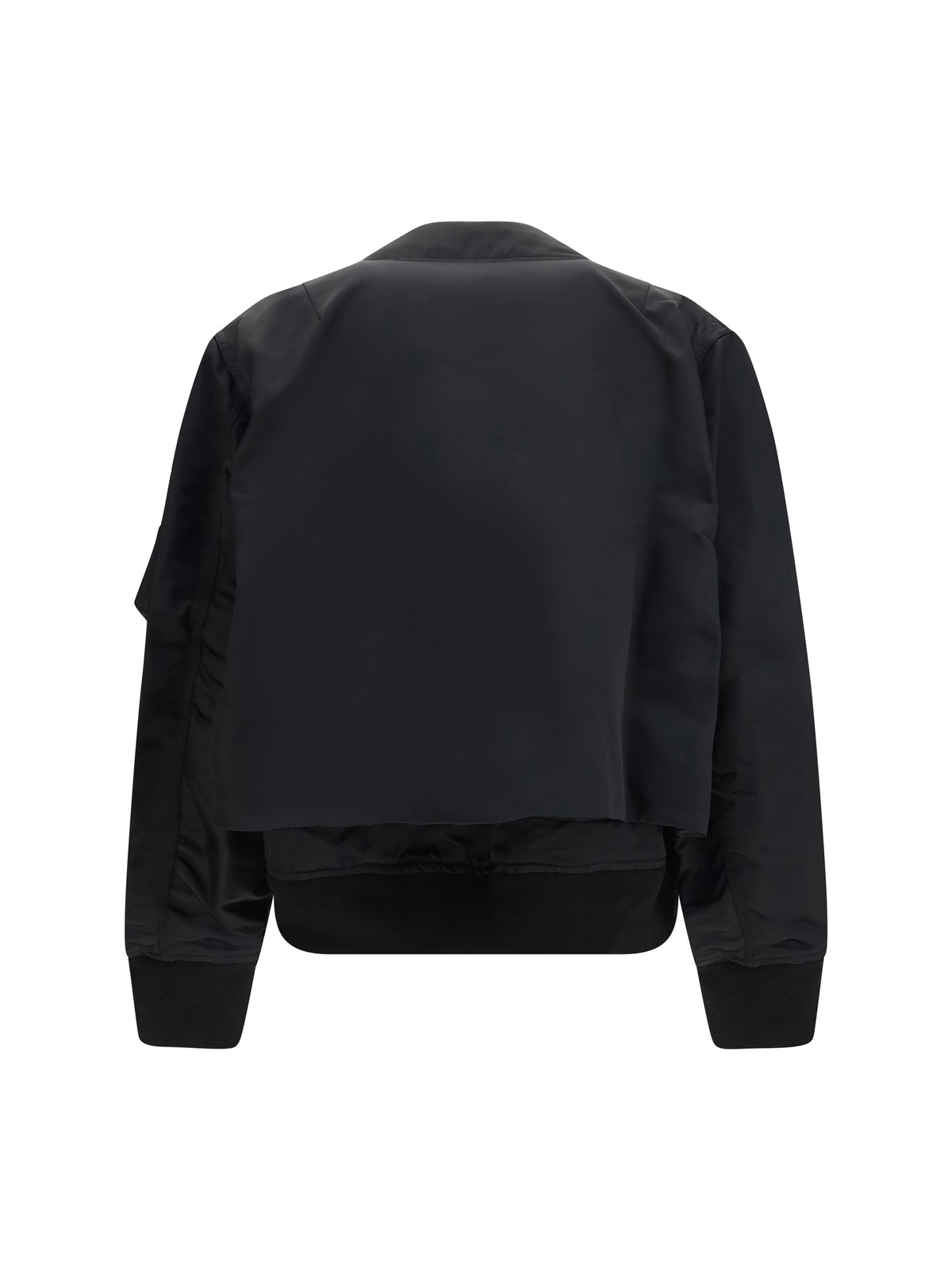 Sacai Cotton chino and nylon twill double Jacket - Black