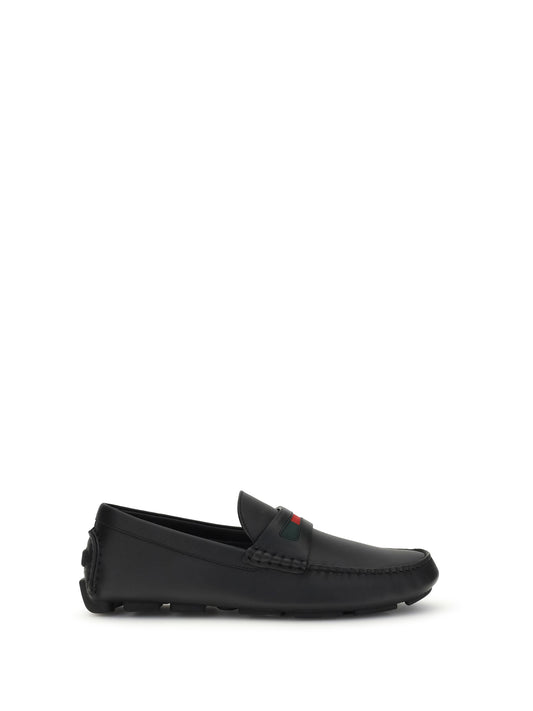 GUCCI Web Driver Loafers