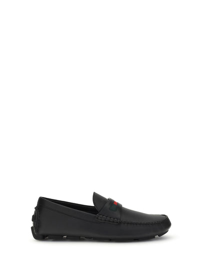 GUCCI Web Driver Loafers
