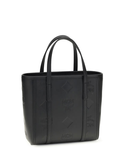 MCM Toni small Tote Bag with embossed Maxi Visetos motif
