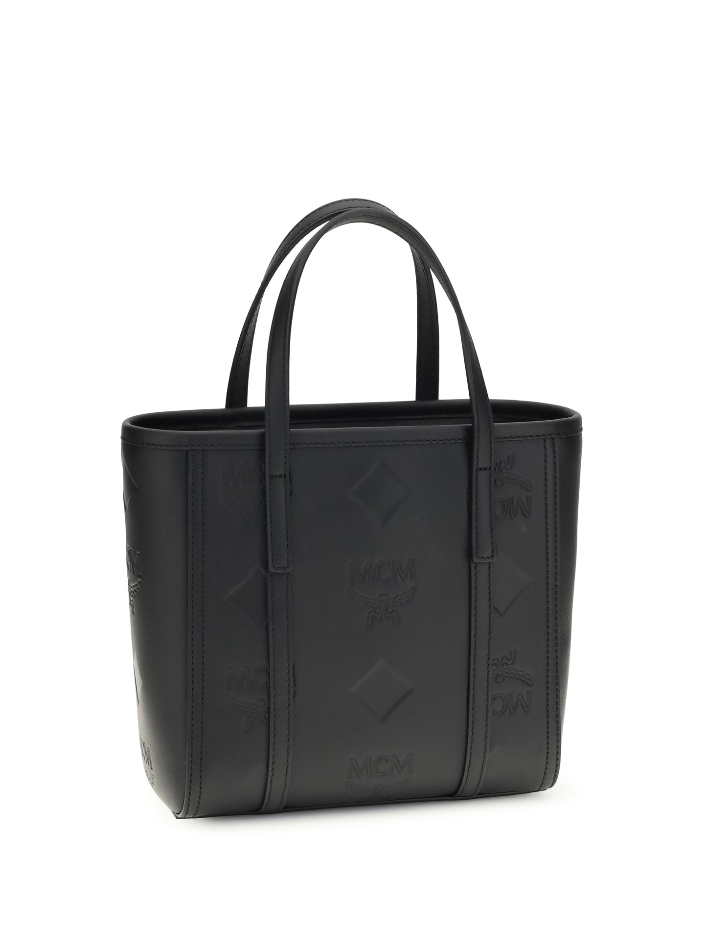 MCM Toni small Tote Bag with embossed Maxi Visetos motif