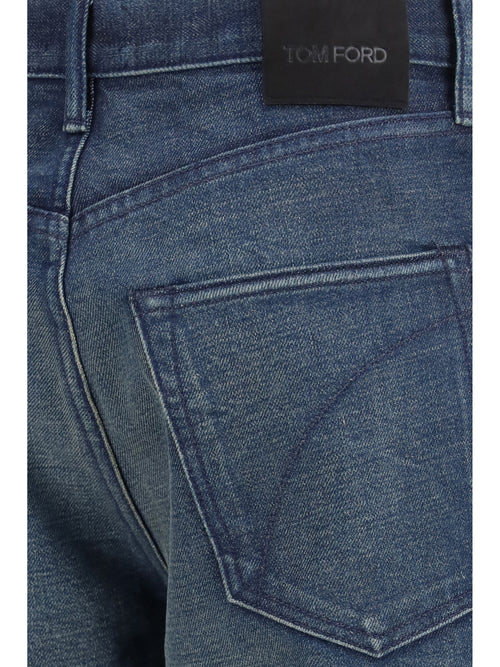 Tom Ford Low-Rise Boyfriend Jeans - Midnight