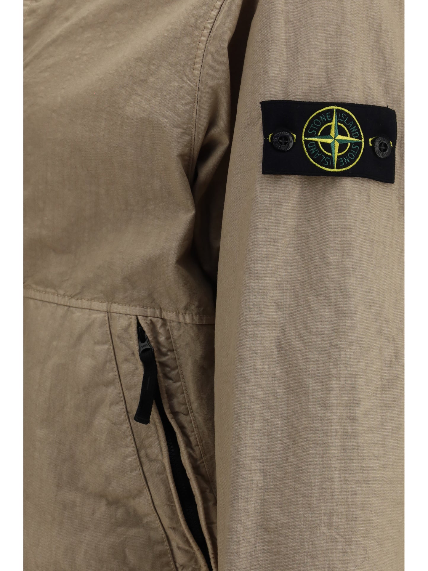 STONE ISLAND 4100053 Jacket in organic-look Panama-TC nylon