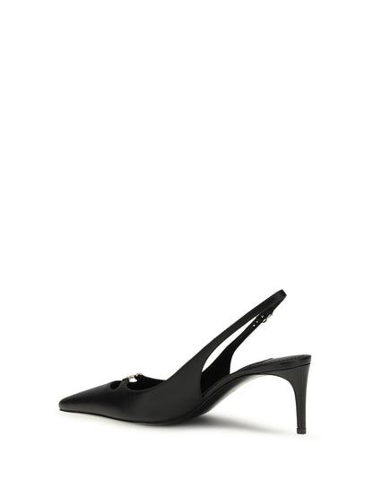 DOLCE & GABBANA Leather slingback Pumps