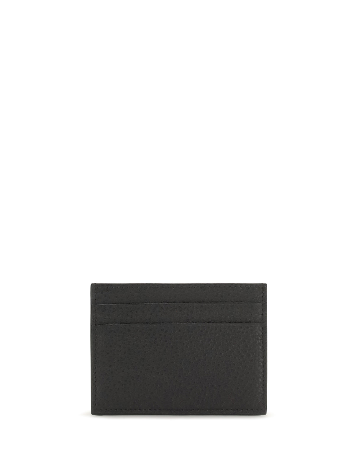 Dolce & Gabbana Logo-plate leather Card Holder - Black