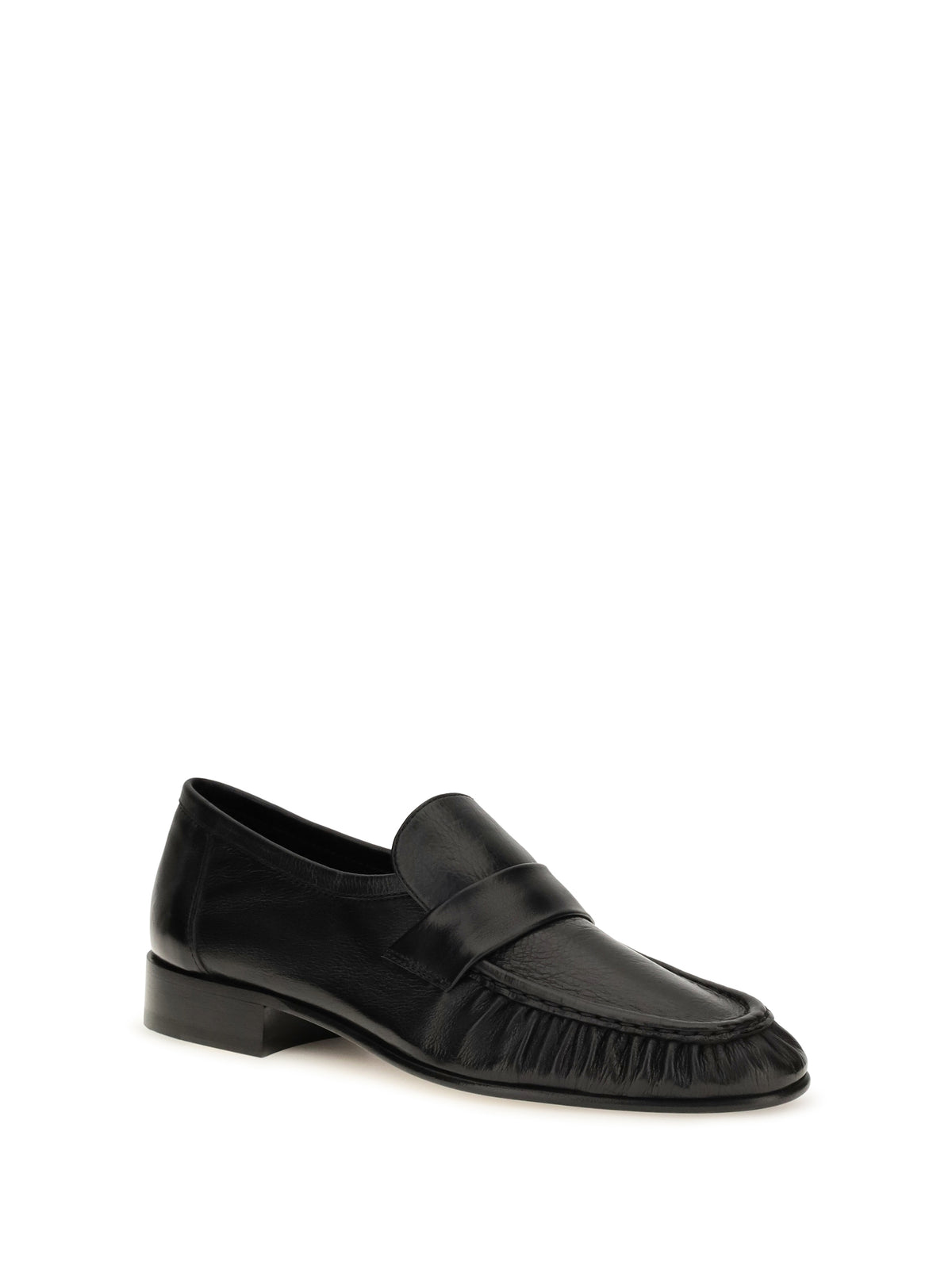 The Row Soft suede Loafers - Black