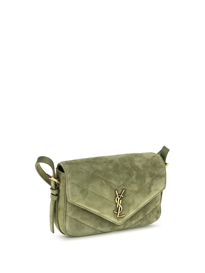 Saint Laurent Small LouLou matelassé suede Shoulder Bag