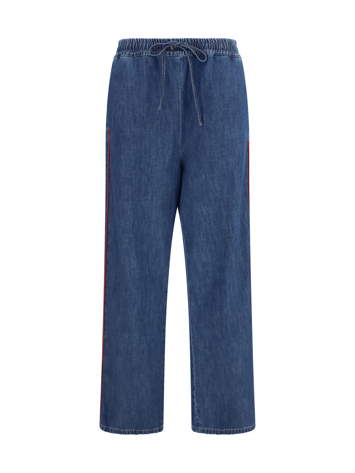 Valentino Lightweight wide-leg denim Pants - Denim Dark
