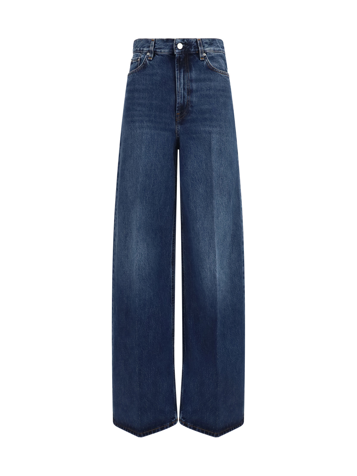 Toteme Wide-leg denim Jeans - Dk Blue