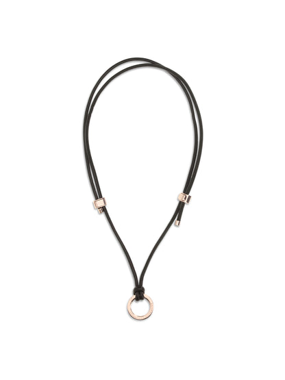 BRUNELLO CUCINELLI Leather eyeglass Cord with charm
