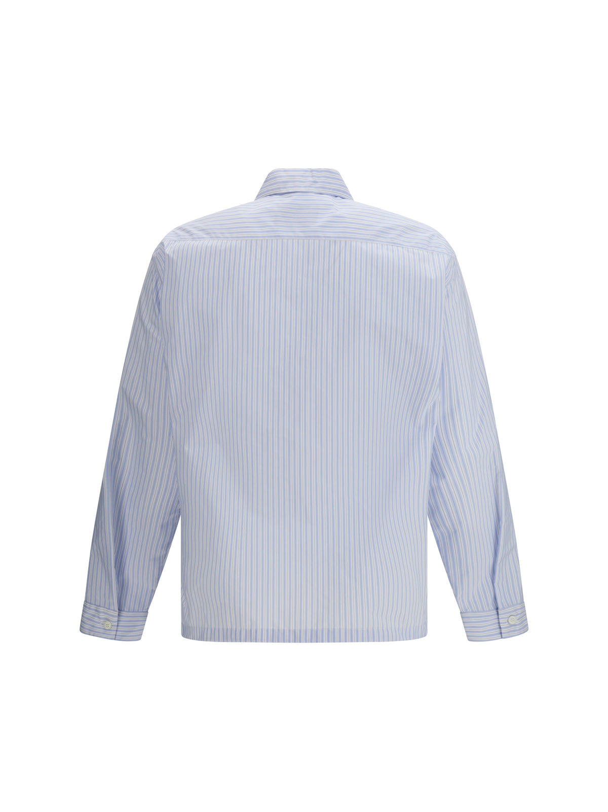 Prada Striped re-nylon Shirt - Bianco+Cielo