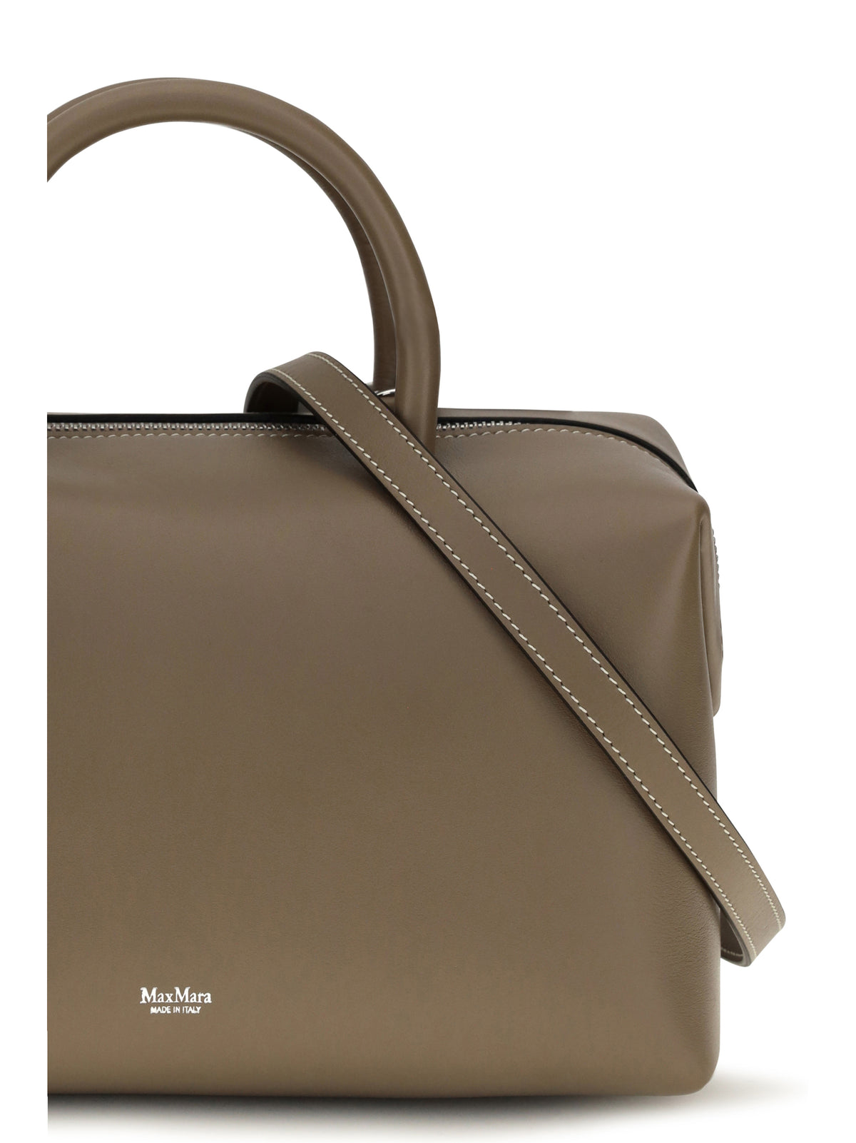 Max Mara Holdall leather Handbag - Clay