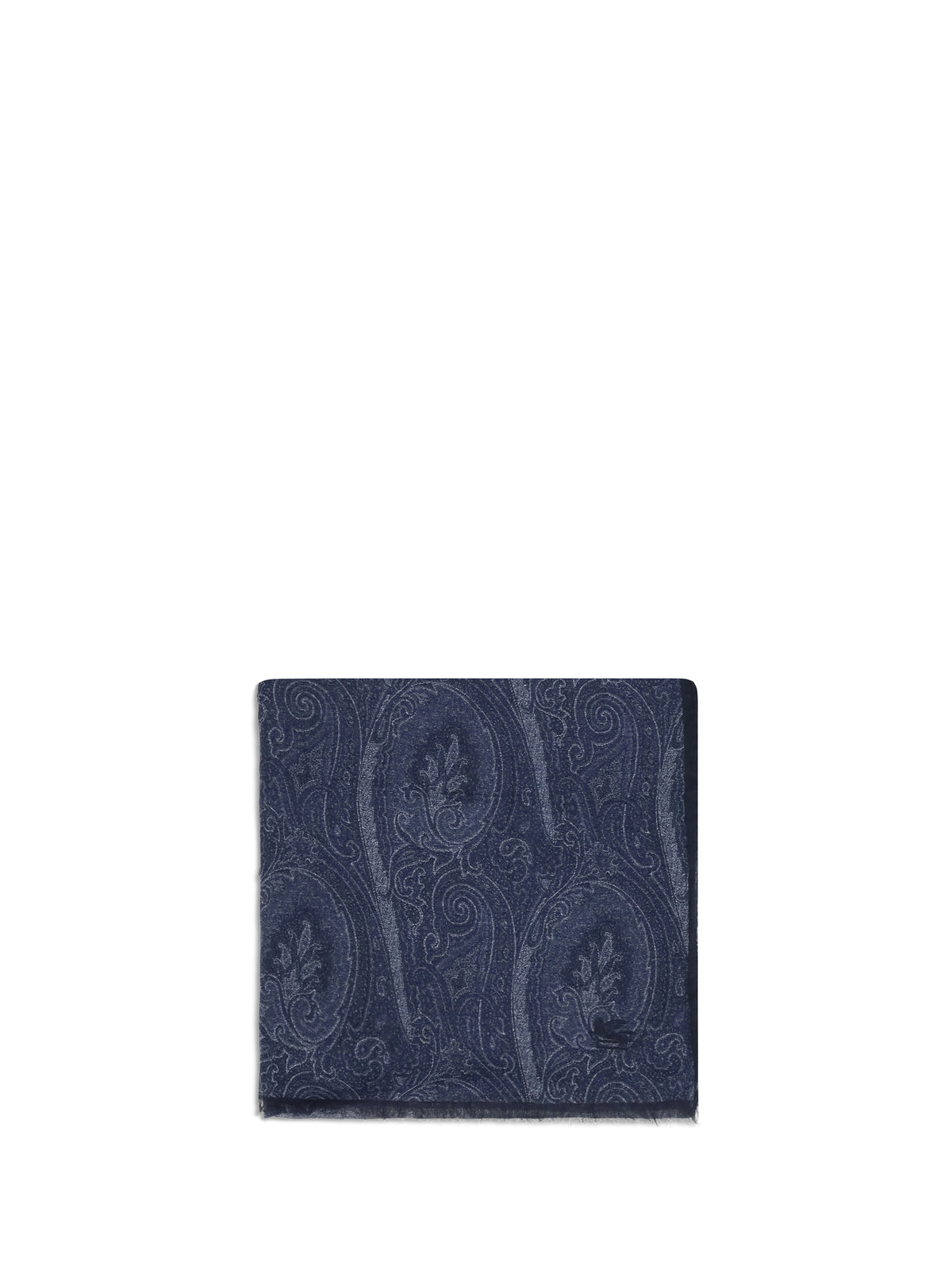Etro Paisley Scarf - Printed F.Do Blue