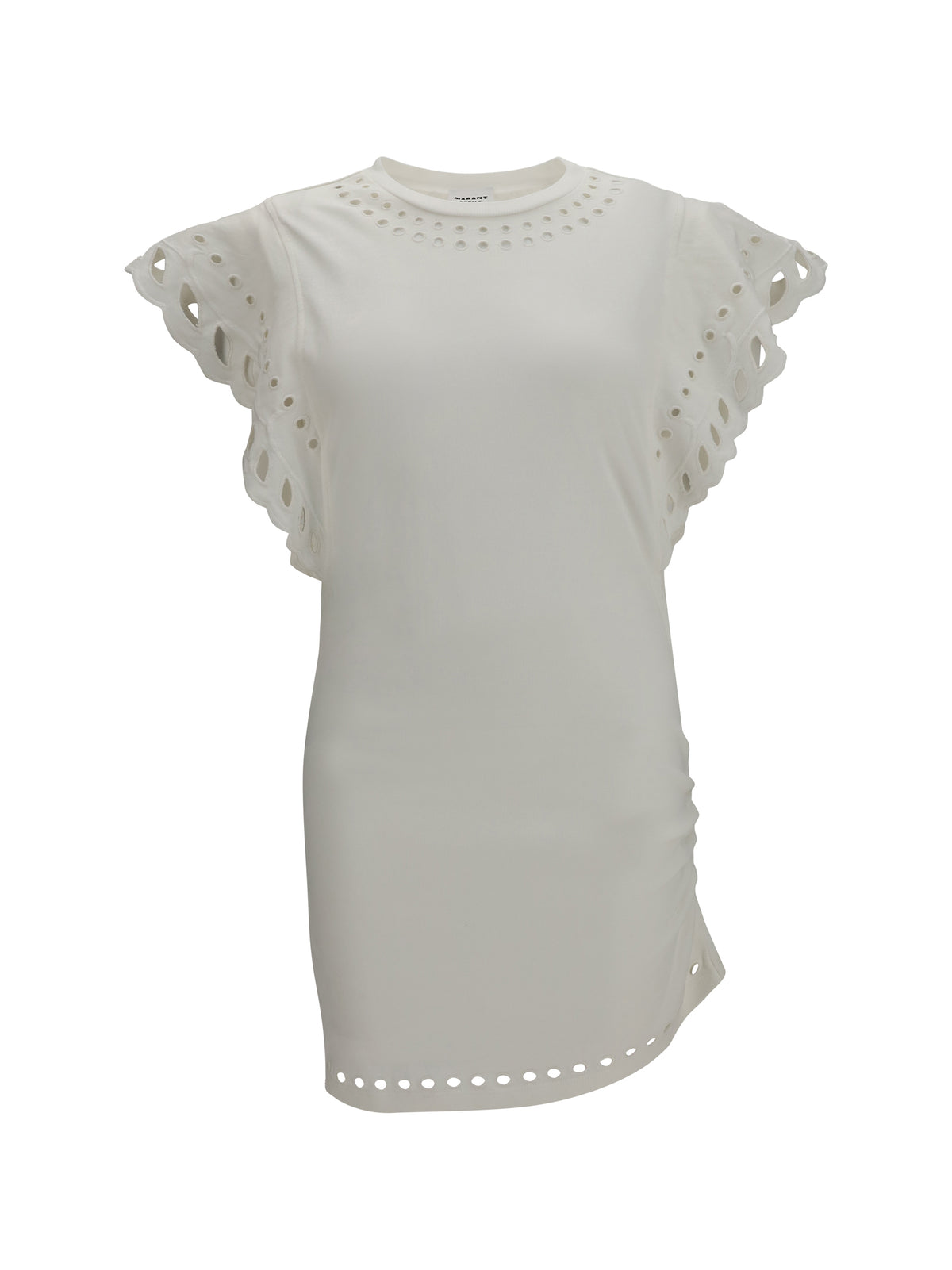 Marant Étoile Orlane cotton and broderie Orlane Dress - Ecru