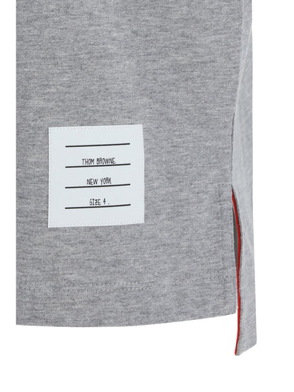 THOM BROWNE Short sleeve crewneck T-shirt