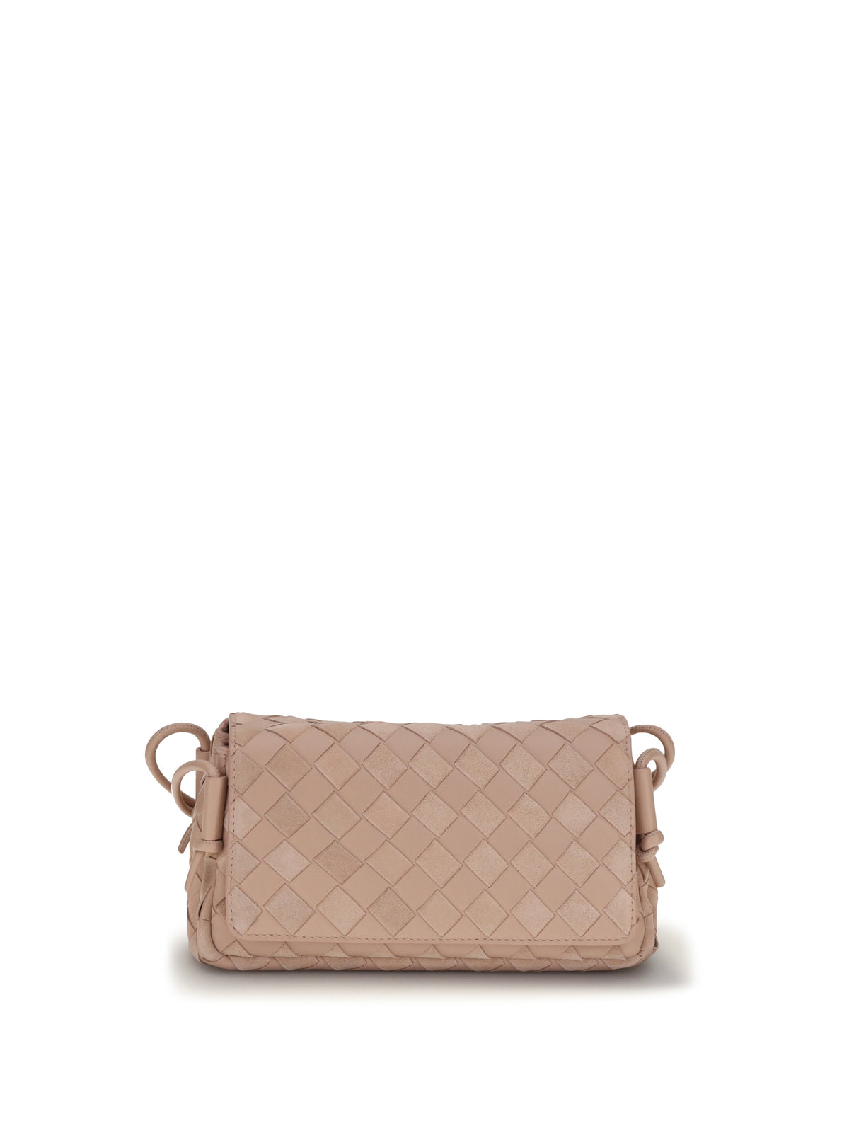 Bottega Veneta Intrecciato nappa Shoulder Bag - Terra Pink-Gold